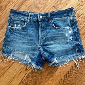 Mid-rise Free People jean shorts